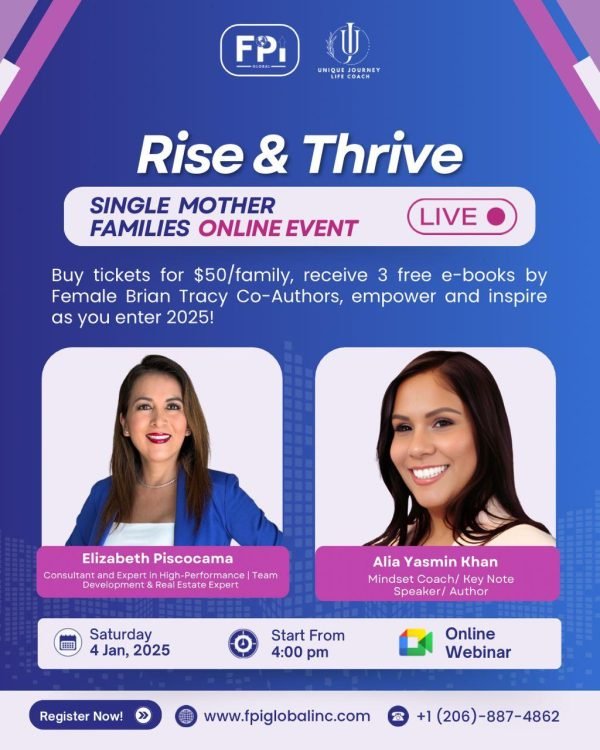 Single Mother Families Online Event 2 hours